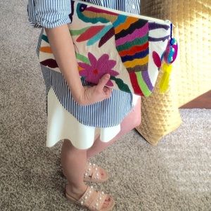 Fiesta Mexican clutch handmade